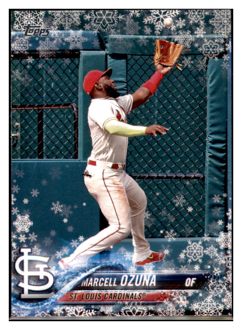 2018 Topps Update Marcell Ozuna  St. Louis Cardinals #US73a Baseball
  card   M32P1 simple Xclusive Collectibles   