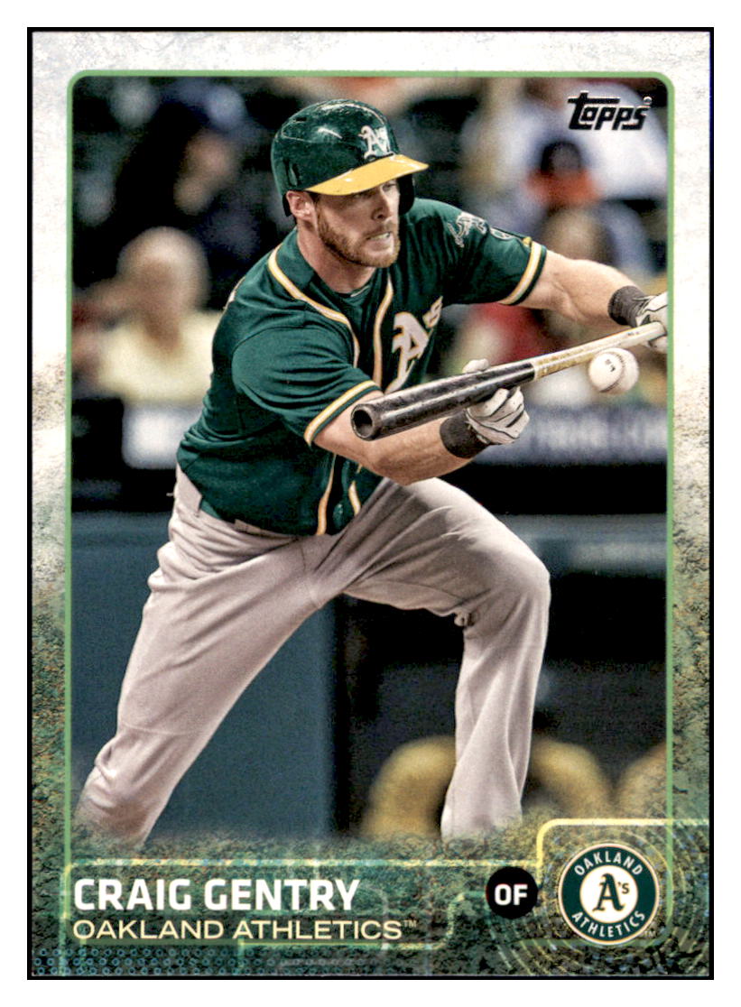 2015 Topps Craig Gentry  Oakland Athletics #183 Baseball card   M32P1 simple Xclusive Collectibles   