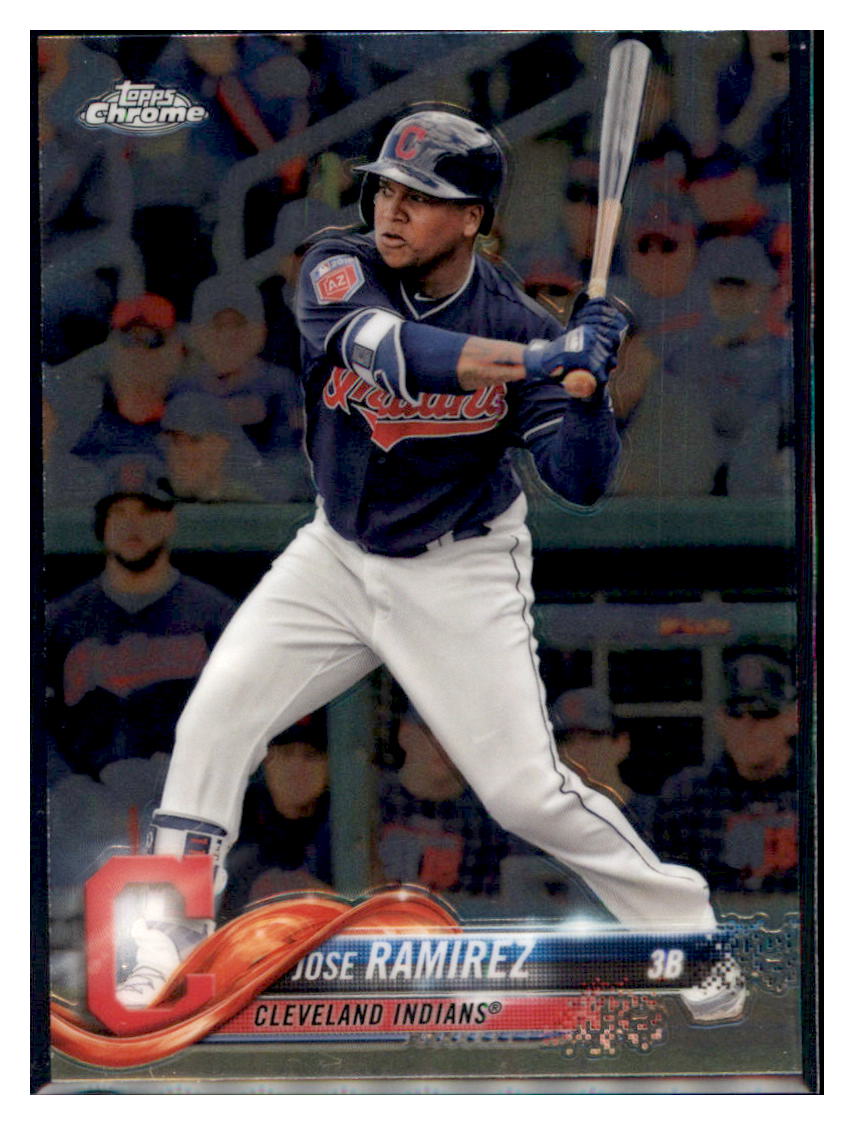 2018 Topps Chrome Jose Ramirez  Cleveland Indians #189 Baseball card   M32P1 simple Xclusive Collectibles   