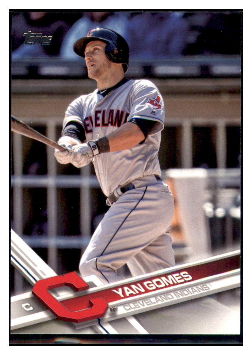 2017 Topps Cleveland Indians 5x7 Team Set
  Yan Gomes  Cleveland Indians #CLE-8
  Baseball card   M32P1 simple Xclusive Collectibles   