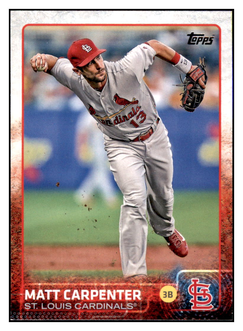 2015 Topps Matt Carpenter  St. Louis Cardinals #336a Baseball
  card   M32P1 simple Xclusive Collectibles   