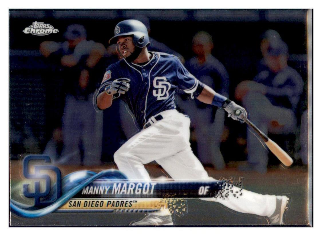 2018 Topps Chrome Manny Margot  San Diego Padres #62 Baseball card   M32P1 simple Xclusive Collectibles   