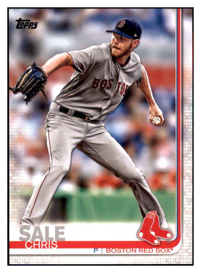 2019 Topps Chris Sale  Boston Red Sox #643 Baseball card   M32P1 simple Xclusive Collectibles   