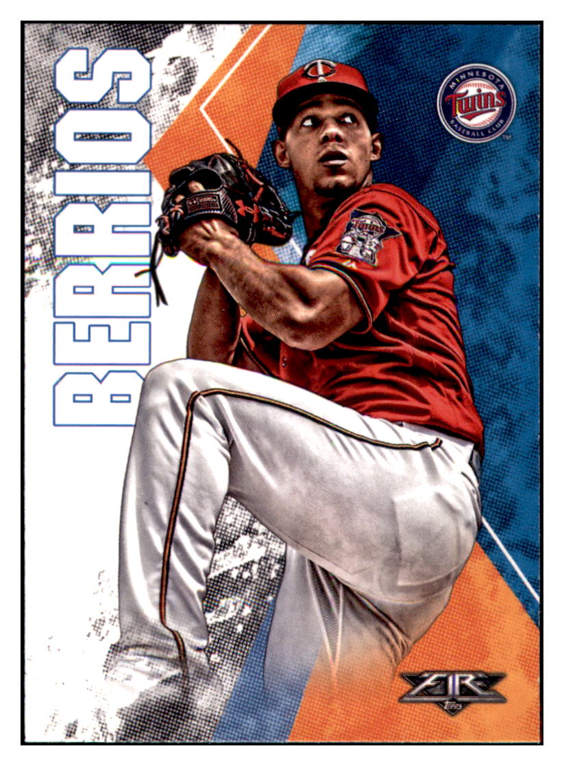2019 Topps Fire Jose Berrios  Minnesota Twins #139 Baseball card   M32P1 simple Xclusive Collectibles   
