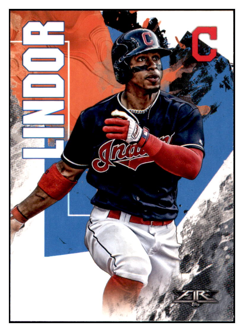 2019 Topps Fire Francisco Lindor  Cleveland Indians #113 Baseball card   M32P1 simple Xclusive Collectibles   