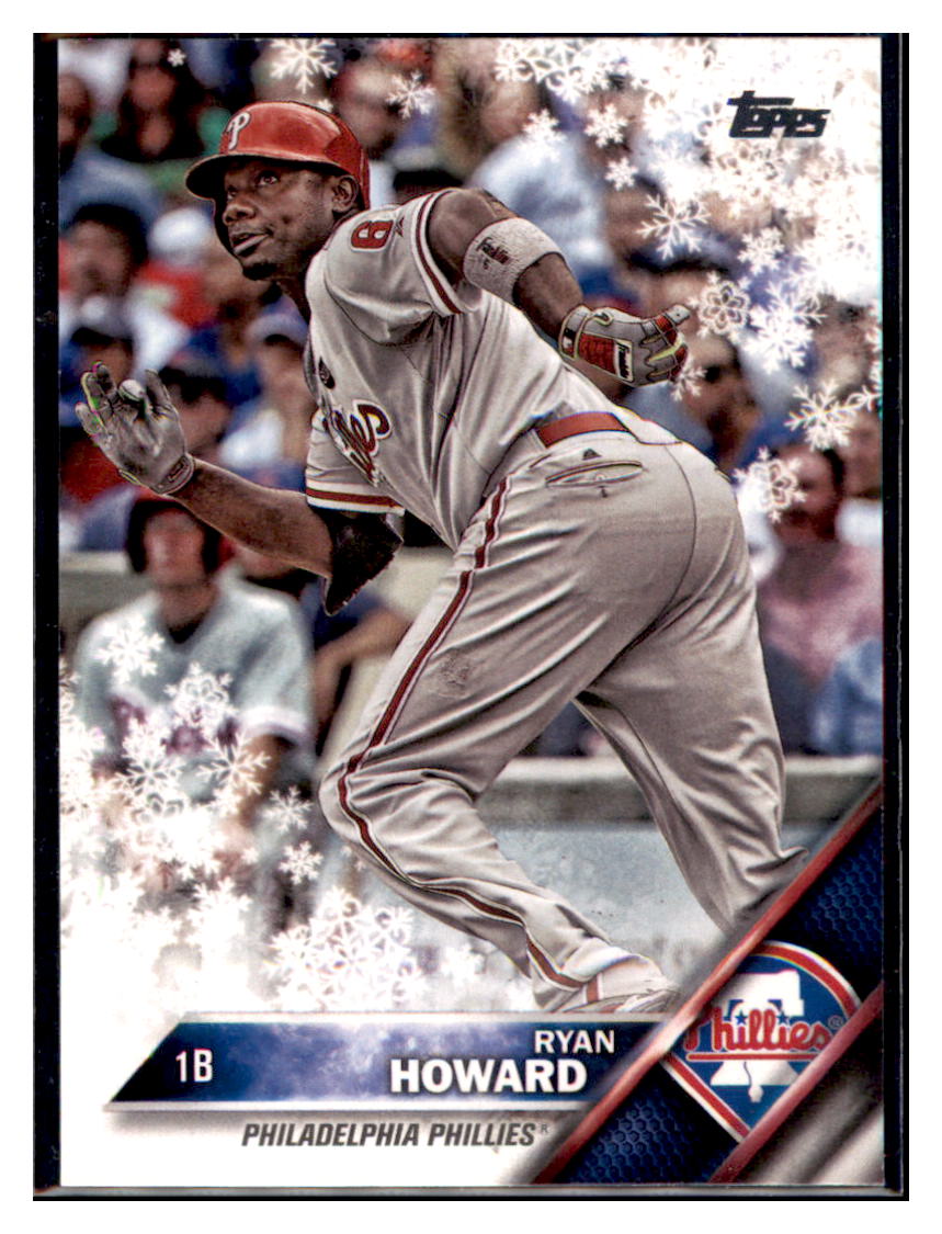 2016 Topps Holiday Ryan Howard  Philadelphia Phillies #HMW63 Baseball
  card   M32P1 simple Xclusive Collectibles   