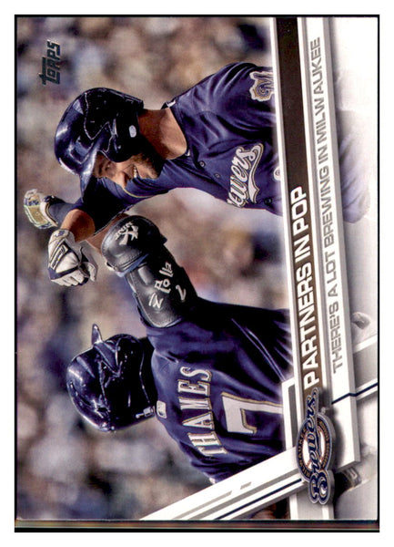 2021 Topps Update Jackie Bradley, Jr. Milwaukee Brewers #US111, Baseball  card BMB1A