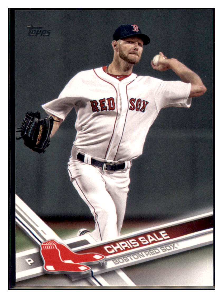 2017 Topps Update Chris Sale Boston Red Sox #US100 Baseball card   M32P2 simple Xclusive Collectibles   