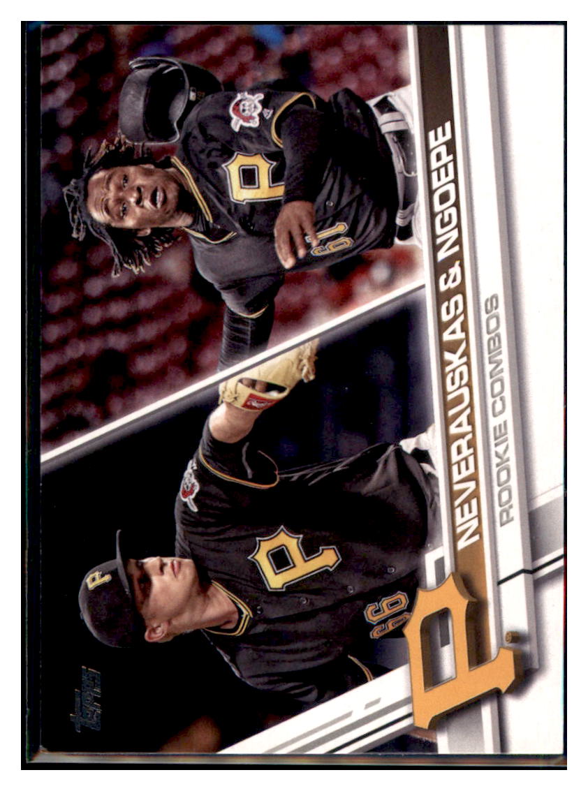 2017 Topps Update Dovydas Neverauskas / Gift Ngoepe  Pittsburgh Pirates #US102 Baseball card   M32P2 simple Xclusive Collectibles   