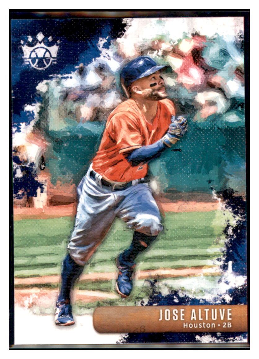 2019 Panini Diamond Kings Jose
  Altuve  Houston Astros #38 Baseball
  card   M32P2 simple Xclusive Collectibles   