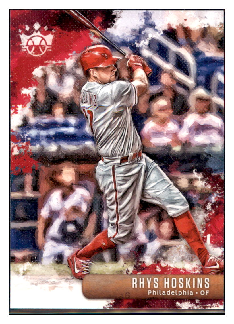2019 Panini Diamond Kings Rhys
  Hoskins  Philadelphia Phillies #89
  Baseball card   M32P2 simple Xclusive Collectibles   