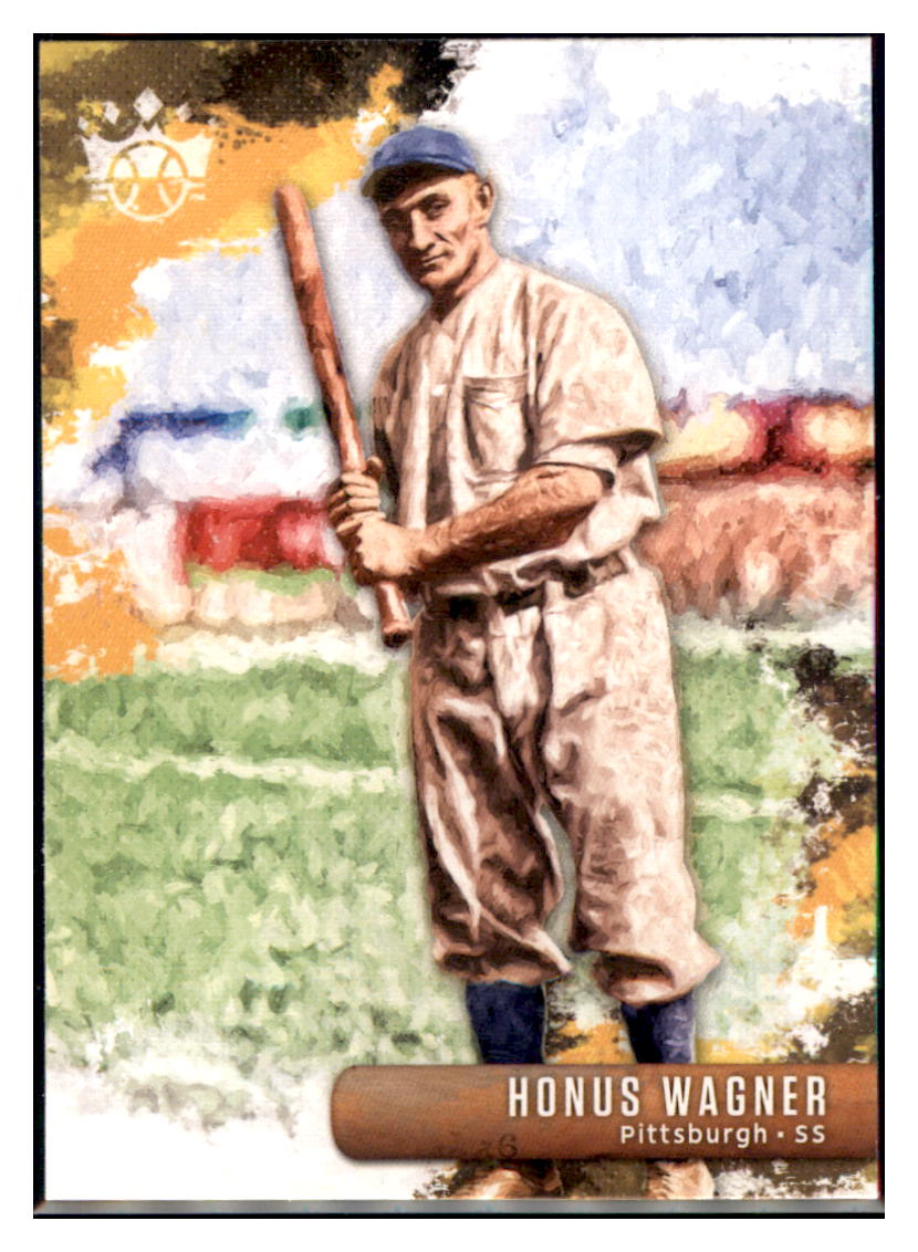 2019 Panini Diamond Kings Honus
  Wagner  Pittsburgh Pirates #27 Baseball
  card   M32P2 simple Xclusive Collectibles   