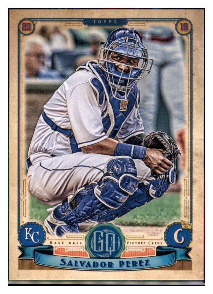 2019 Topps Gypsy Queen Salvador
  Perez  Kansas City Royals #110 Baseball
  card   M32P2 simple Xclusive Collectibles   