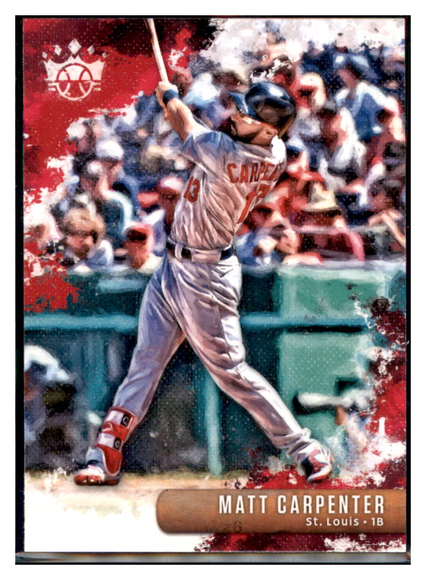 2019 Panini Diamond Kings Matt
  Carpenter  St. Louis Cardinals #73
  Baseball card   M32P2 simple Xclusive Collectibles   
