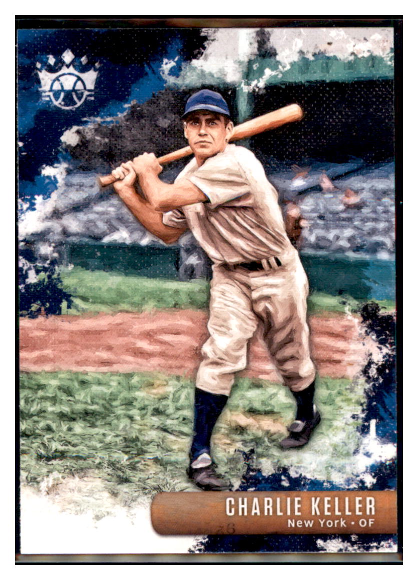 2019 Panini Diamond Kings Charlie
  Keller  New York Yankees #30 Baseball
  card   M32P2 simple Xclusive Collectibles   