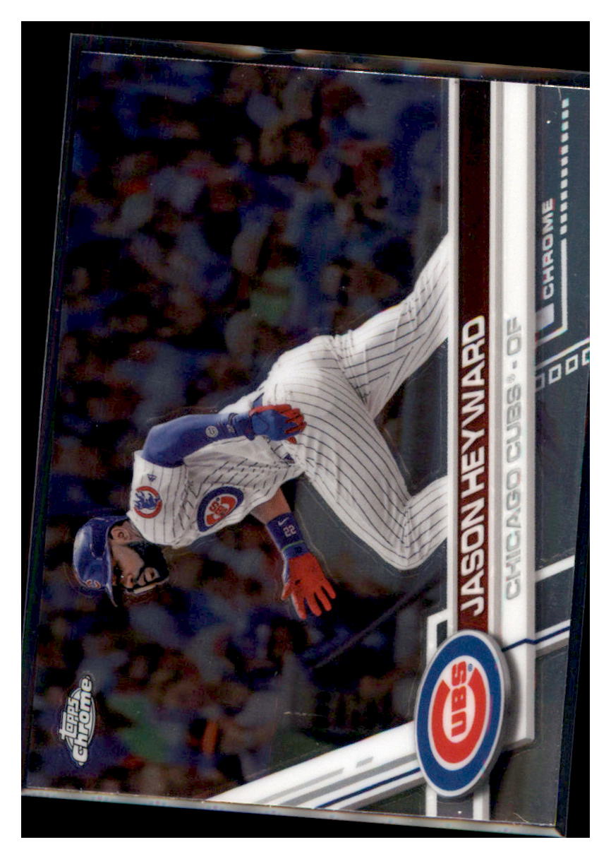 2017 Topps Chrome Jason Heyward Chicago Cubs #115 Baseball card   M32P3 simple Xclusive Collectibles   