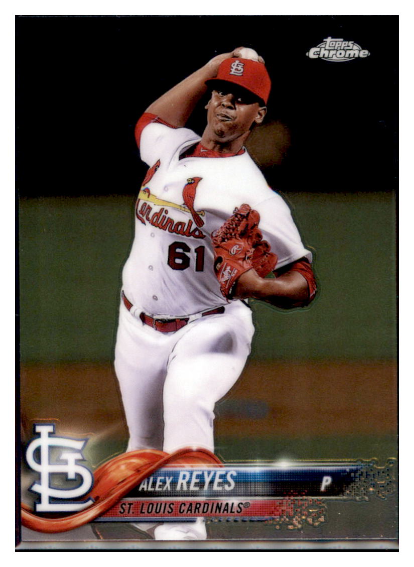 2018 Topps Chrome Alex Reyes  St. Louis Cardinals #5 Baseball card   M32P3 simple Xclusive Collectibles   
