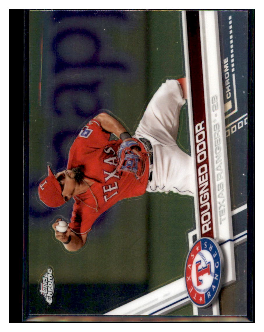2017 Topps Chrome Rougned Odor Texas Rangers #151 Baseball card   M32P3 simple Xclusive Collectibles   