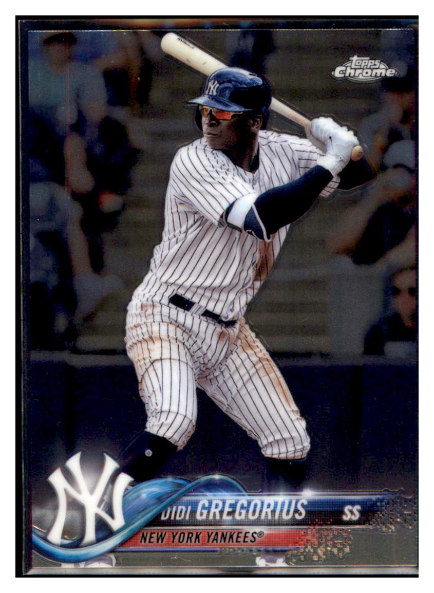 2018 Topps Chrome Didi Gregorius  New York Yankees #6 Baseball card   M32P3_1b simple Xclusive Collectibles   