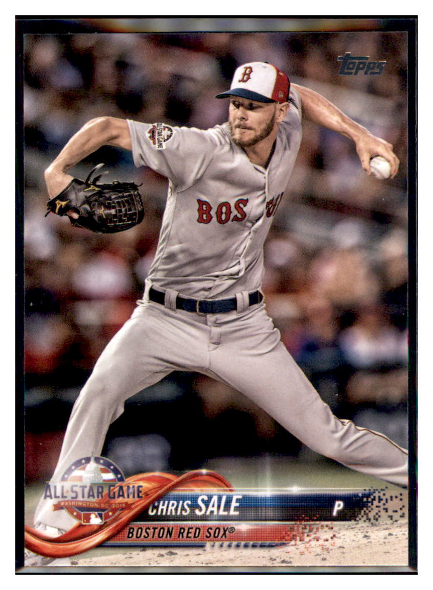 2018 Topps Chrome Update Edition Chris
  Sale  Boston Red Sox #HMT83 Baseball
  card   M32P3 simple Xclusive Collectibles   