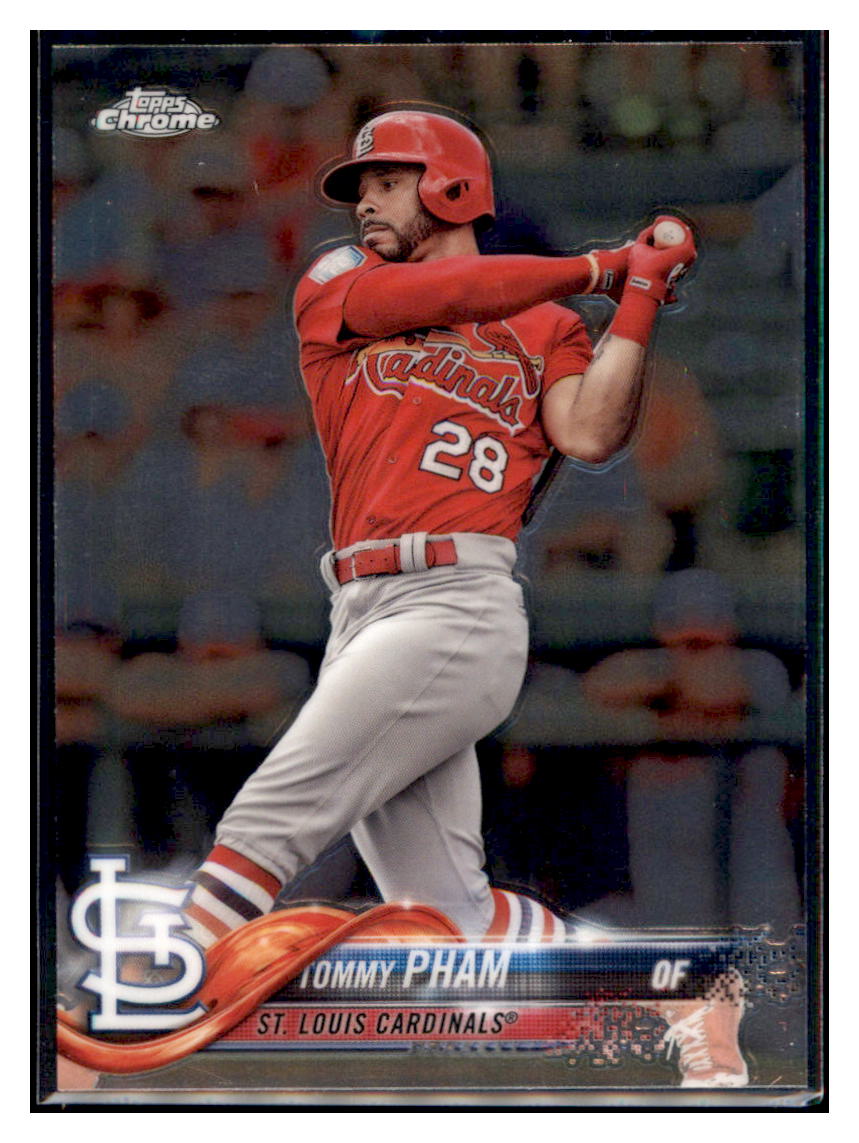 2018 Topps Chrome Tommy Pham  St. Louis Cardinals #118 Baseball card   M32P3 simple Xclusive Collectibles   