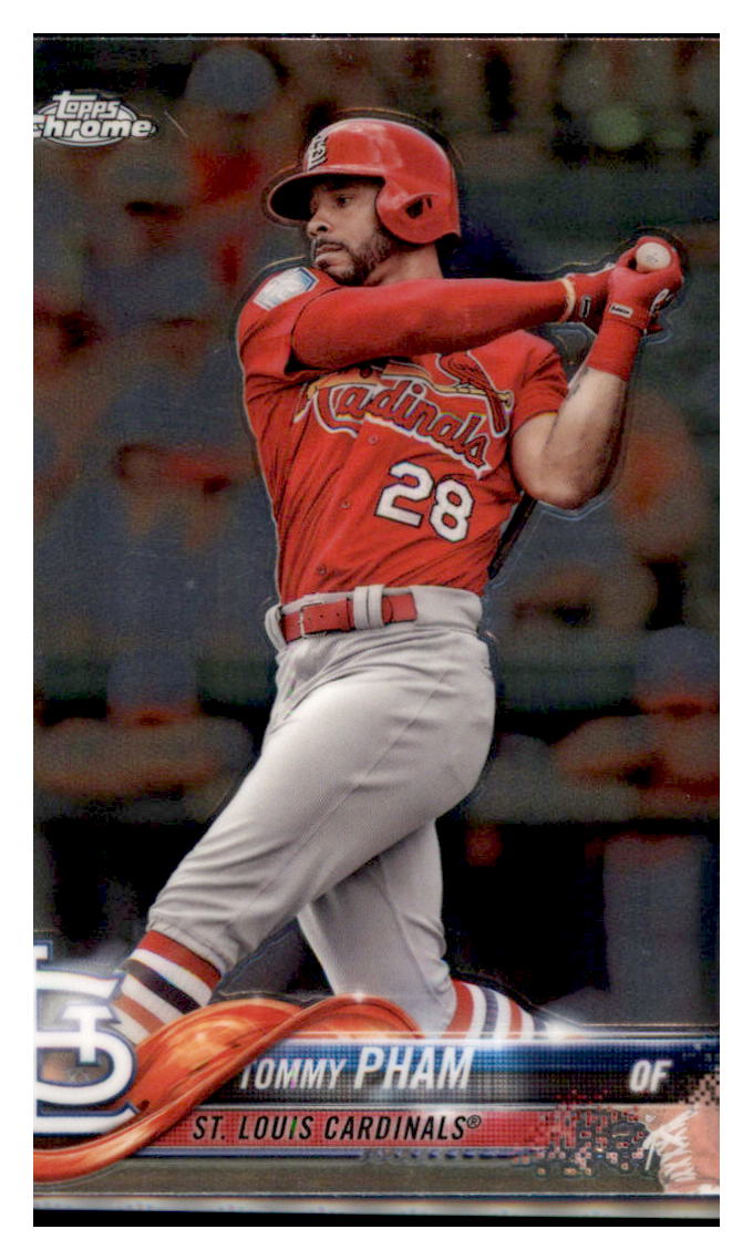 2018 Topps Chrome Tommy Pham  St. Louis Cardinals #118 Baseball card   M32P3_1a simple Xclusive Collectibles   