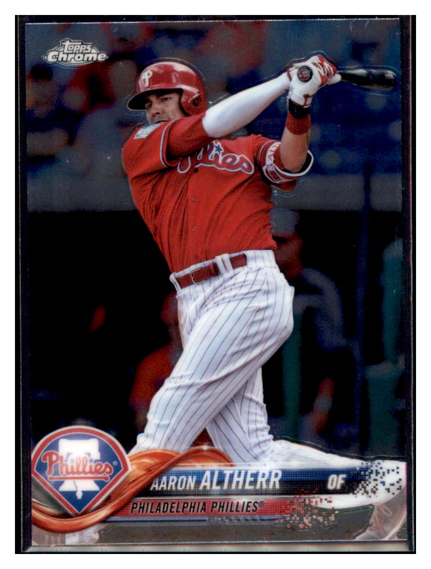 2018 Topps Chrome Aaron Altherr  Philadelphia Phillies #170 Baseball
  card   M32P3 simple Xclusive Collectibles   