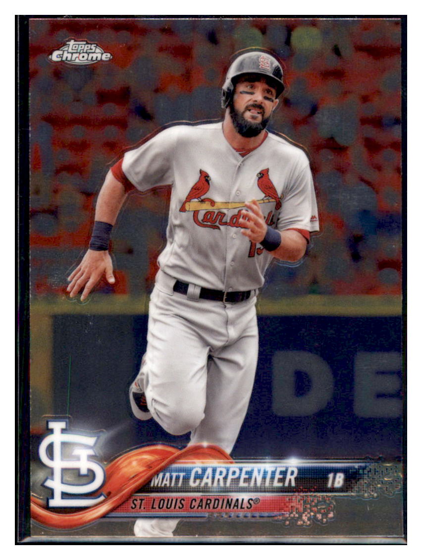 2018 Topps Chrome Matt Carpenter  St. Louis Cardinals #33 Baseball card   M32P3_1a simple Xclusive Collectibles   