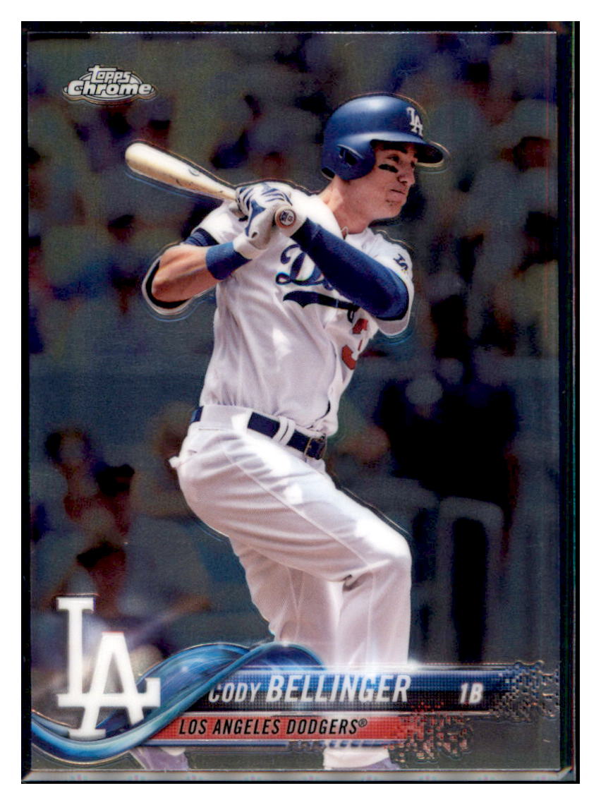 2018 Topps Chrome Cody Bellinger  Los Angeles Dodgers #132 Baseball card   M32P3 simple Xclusive Collectibles   