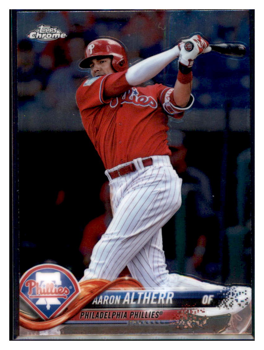 2018 Topps Chrome Aaron Altherr  Philadelphia Phillies #170 Baseball
  card   M32P3_1a simple Xclusive Collectibles   