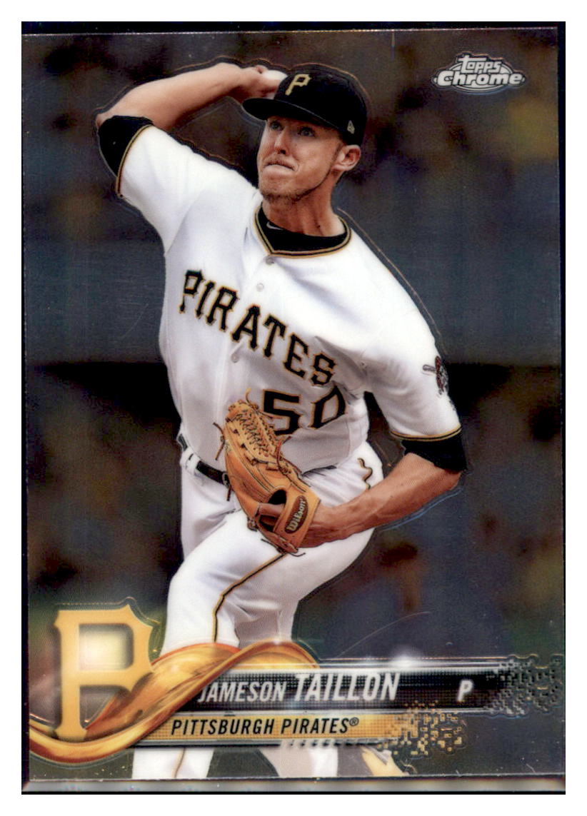 2018 Topps Chrome Jameson Taillon  Pittsburgh Pirates #75 Baseball card   M32P3_1a simple Xclusive Collectibles   