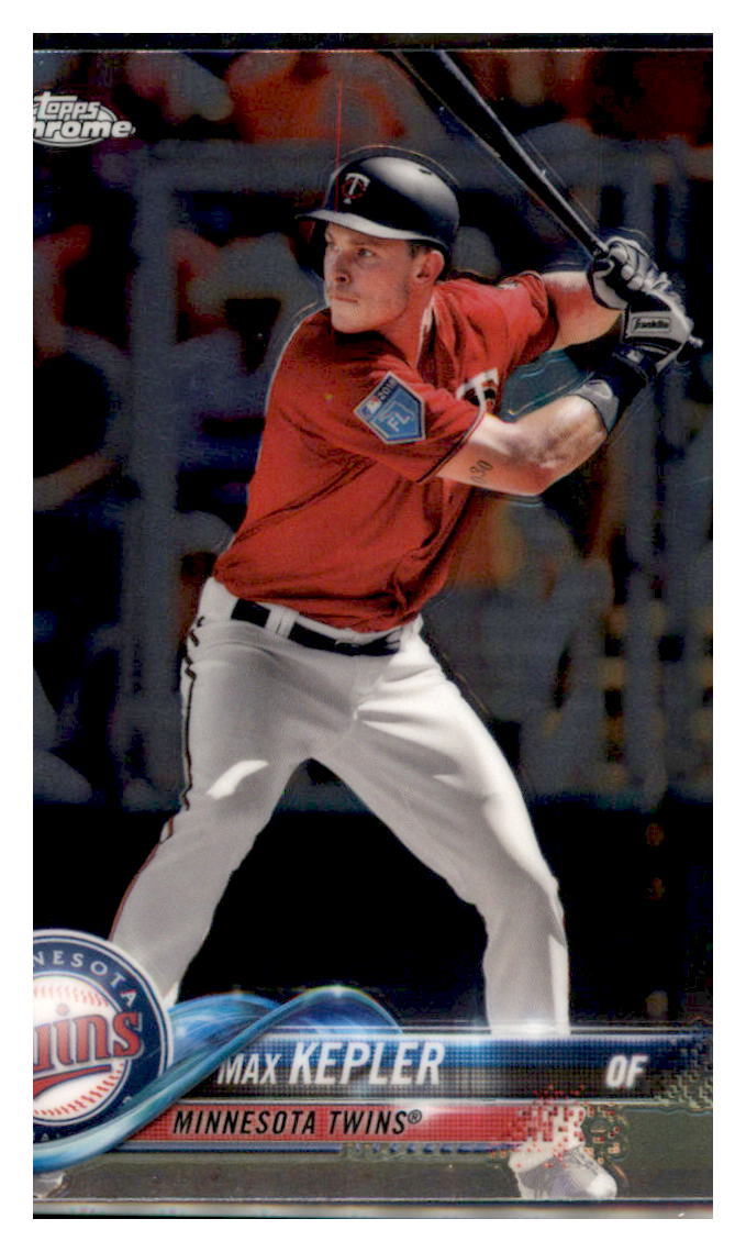 2018 Topps Chrome Max Kepler  Minnesota Twins #27 Baseball card   M32P3 simple Xclusive Collectibles   