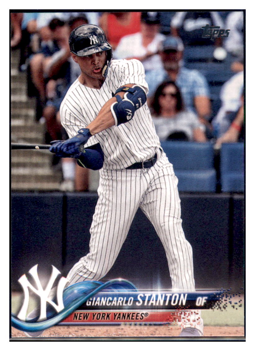 2018 Topps Update Giancarlo Stanton  New York Yankees #US7a Baseball card   M32P4 simple Xclusive Collectibles   