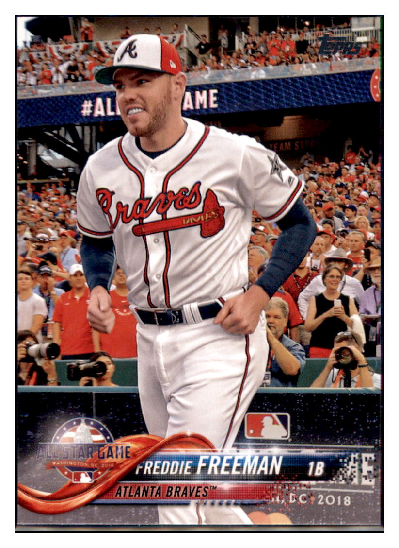 2018 Topps Update Freddie Freeman  Atlanta Braves #US44 Baseball card   M32P4 simple Xclusive Collectibles   