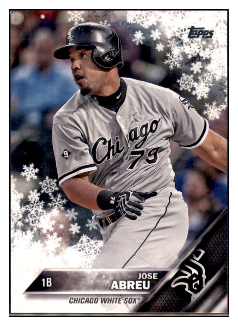 2016 Topps Holiday Jose Abreu  Chicago White Sox #HMW11 Baseball card   M32P4 simple Xclusive Collectibles   