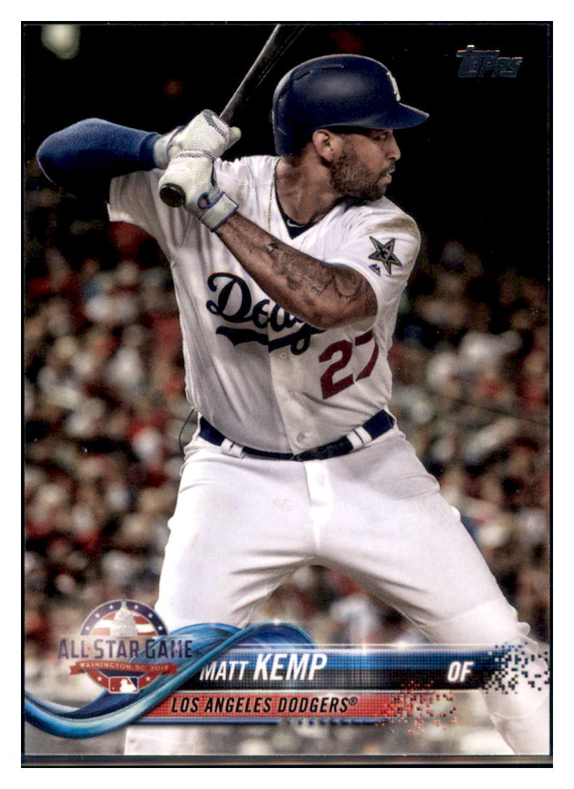 2018 Topps Update Matt Kemp  Los Angeles Dodgers #US165 Baseball
  card   M32P4 simple Xclusive Collectibles   