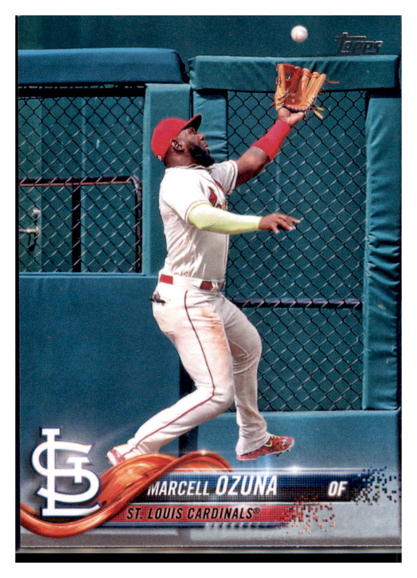 2018 Topps Update Marcell Ozuna  St. Louis Cardinals #US73a Baseball
  card   M32P4 simple Xclusive Collectibles   