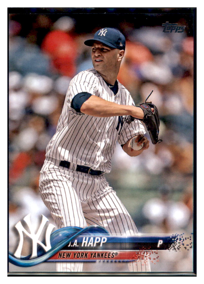 2018 Topps Update J.A. Happ  New York Yankees #US75 Baseball card   M32P4 simple Xclusive Collectibles   