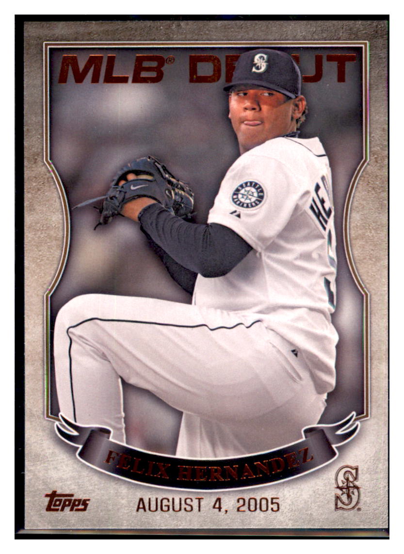 2016 Topps Felix Hernandez  Seattle Mariners #MLBD2-18 Baseball
  card   M32P4 simple Xclusive Collectibles   