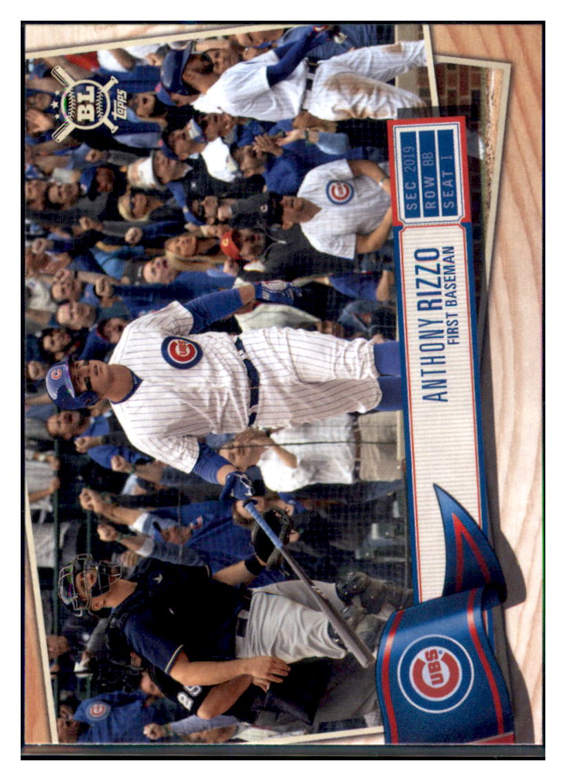 2019 Topps Big League Anthony Rizzo  Chicago Cubs #7 Baseball card   M32P4 simple Xclusive Collectibles   
