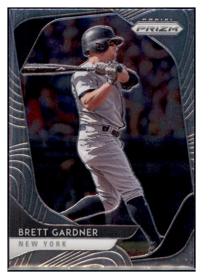 2020 Panini Prizm Brett Gardner  New York Yankees #122 Baseball card   MATV4A simple Xclusive Collectibles   
