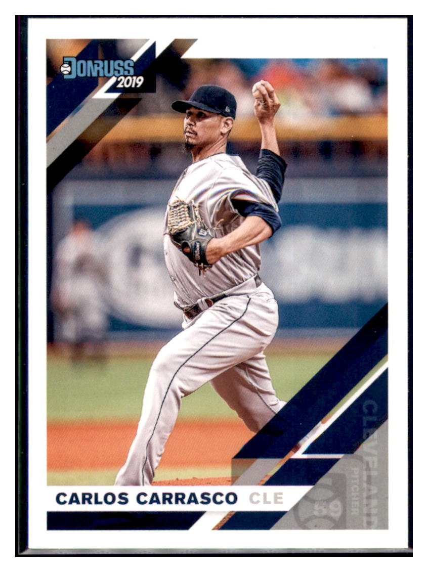 2019 Donruss Carlos Carrasco  Cleveland Indians #151 Baseball card   MATV4A simple Xclusive Collectibles   