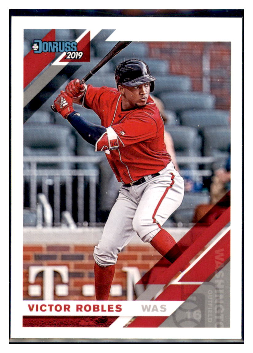 2019 Donruss Victor Robles  Washington Nationals #174 Baseball
  card   MATV4A simple Xclusive Collectibles   