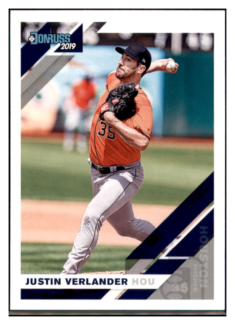 2019 Donruss Justin Verlander  Houston Astros #172 Baseball card   MATV4A simple Xclusive Collectibles   