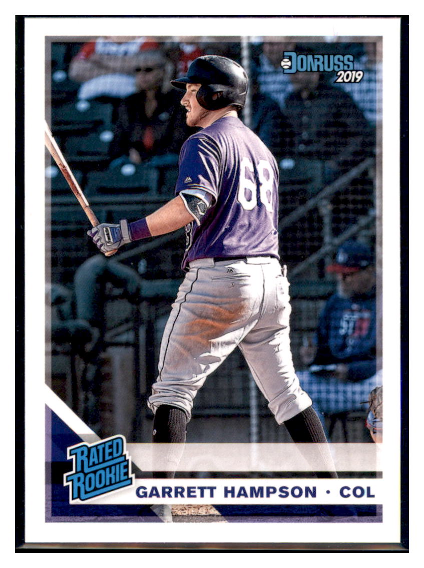2019 Donruss Garrett Hampson  Colorado Rockies #38 Baseball card   MATV4A simple Xclusive Collectibles   
