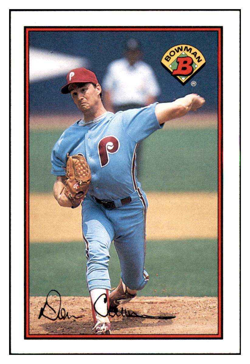 1989 Bowman Don Carman  Philadelphia Phillies #392 Baseball
  card   MATV4A simple Xclusive Collectibles   