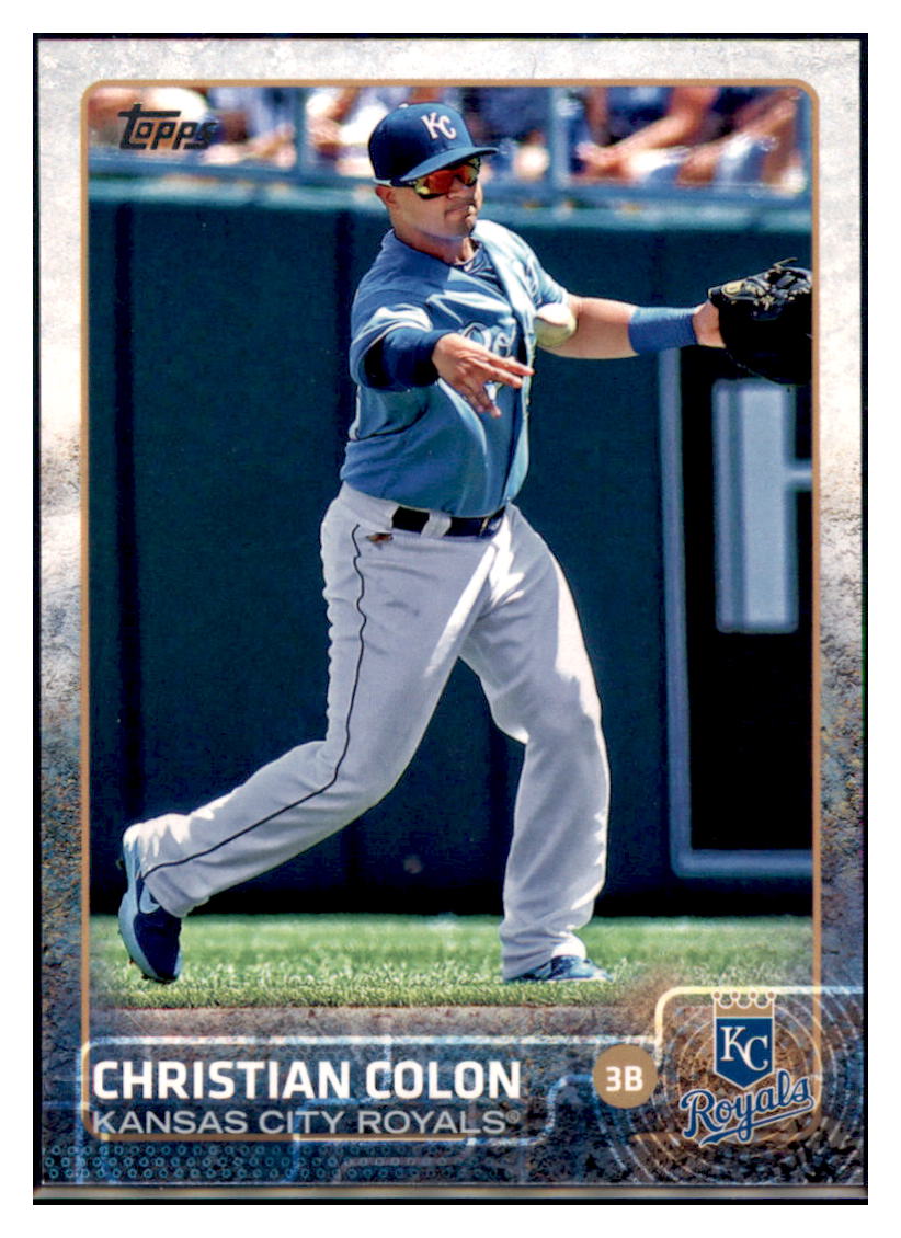 2015 Topps Christian Colon  Kansas City Royals #495 Baseball card   MATV4A simple Xclusive Collectibles   