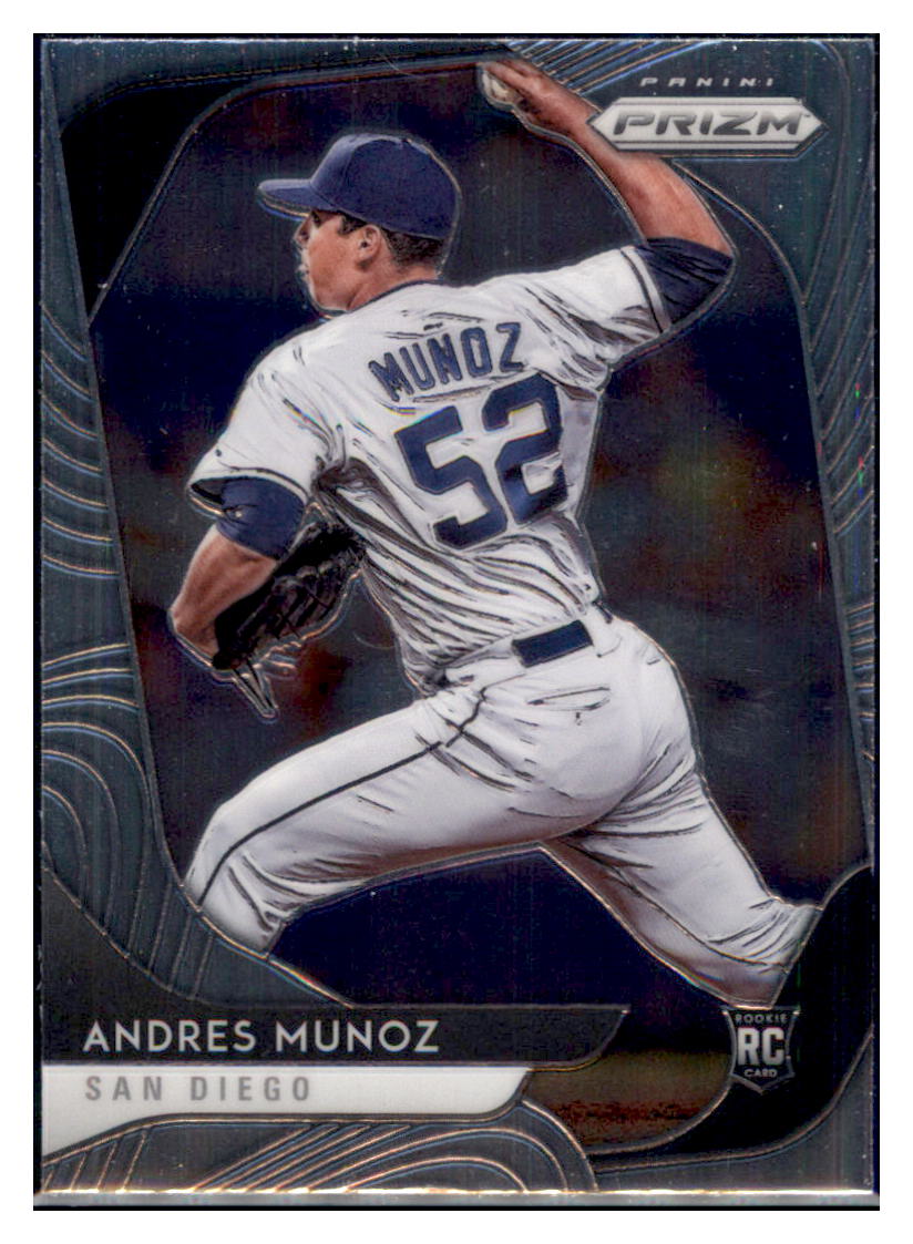2020 Panini Prizm Andres Munoz  San Diego Padres #62 Baseball card   MATV4A simple Xclusive Collectibles   