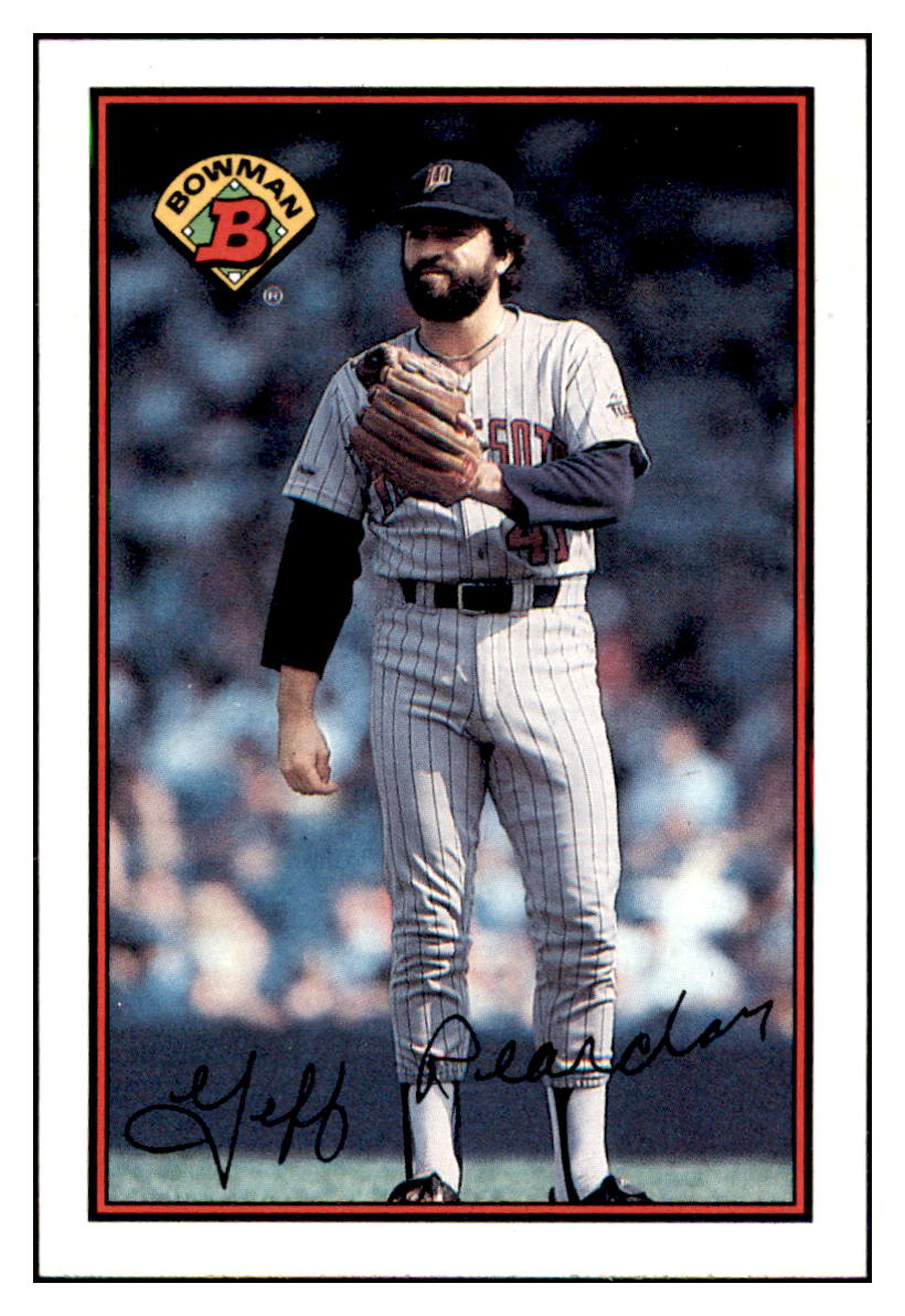 1989 Bowman Jeff Reardon  Minnesota Twins #148 Baseball card   MATV4A simple Xclusive Collectibles   