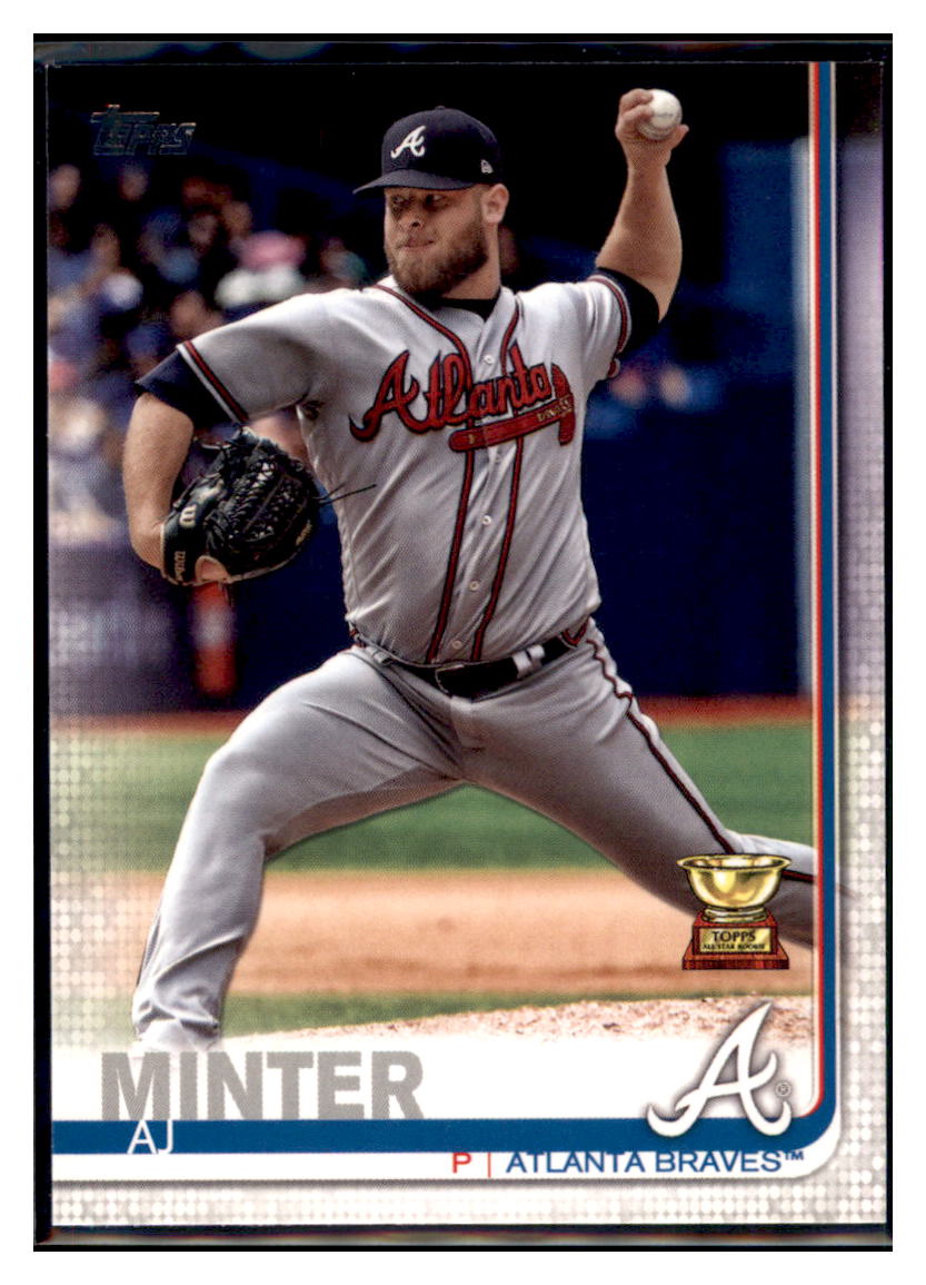2019 Topps A.J. Minter  Atlanta Braves #467 Baseball card   MATV4A simple Xclusive Collectibles   